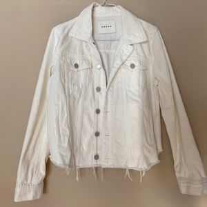 White denim jacket
